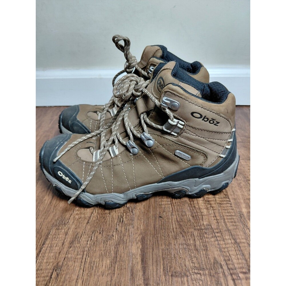Oboz Bridger Mid B-Dry Women’s Walnut Waterproof Hiking Boot Size 7